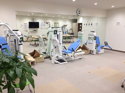機能訓練用設備、室内