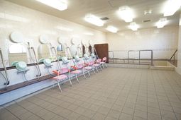 きれいな浴室の一角