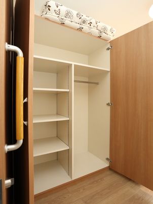 整理整頓しやすい洋室クローゼット