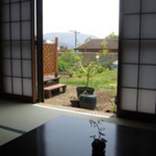 和室からの庭