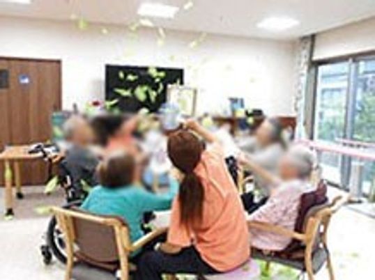明るい交流スペース