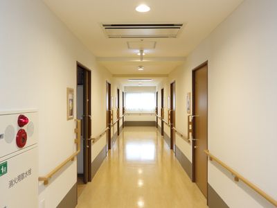 清潔で明るい廊下