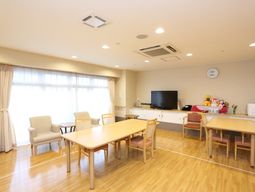 明るい共有スペース