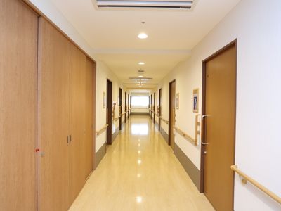 清潔感のある廊下の様子