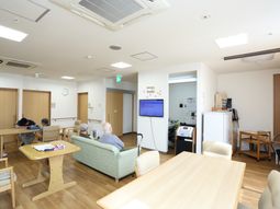 リラックスした共有スペース