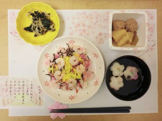 料理の盛り付け