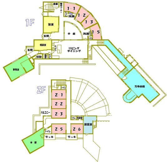 施設の間取り図