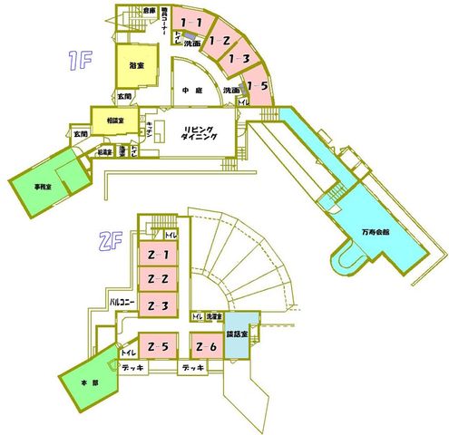 施設の間取り図