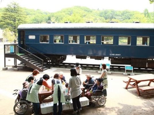 屋外でのレクリエーション活動