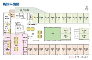 施設の平面図
