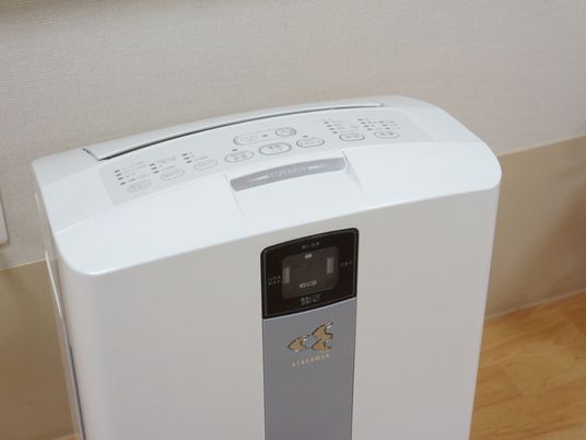 空気清浄器が設置された室内
