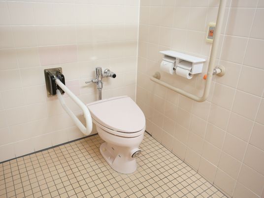 手すり付きトイレの清潔感