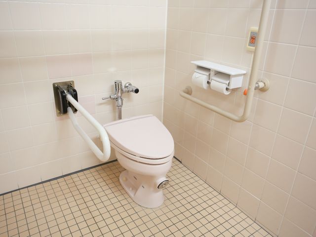 手すり付きトイレの清潔感