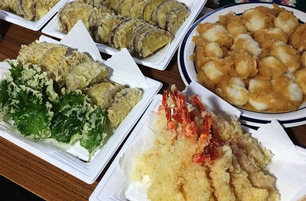 多彩な料理の盛り付け