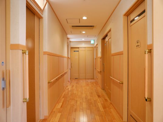 きれいな廊下の様子