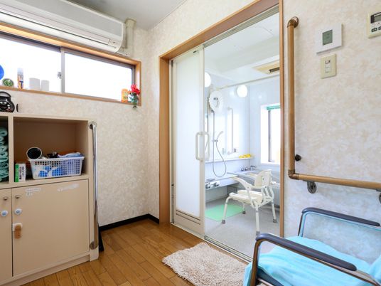 居室と浴室の入口