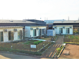 介護施設の平屋外観  
