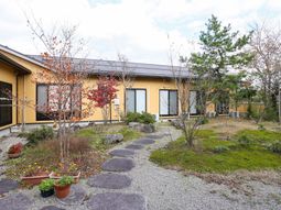 和風のきれいな中庭