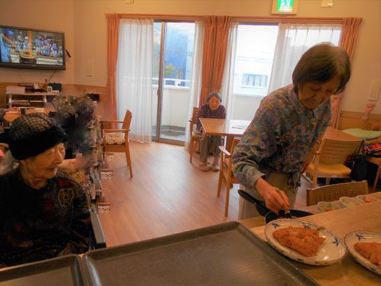 日常の食事風景