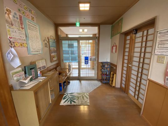 廊下の穏やかな光景