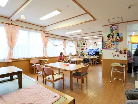 共有スペースの日常風景