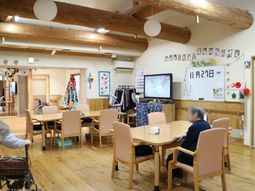 共有スペースの落ち着いた雰囲気