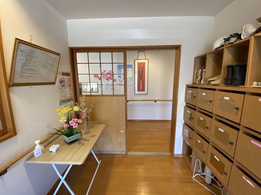 居心地の良いエントランス