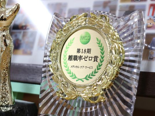 表彰トロフィーと楯