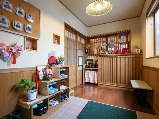 和風の居室エントランス