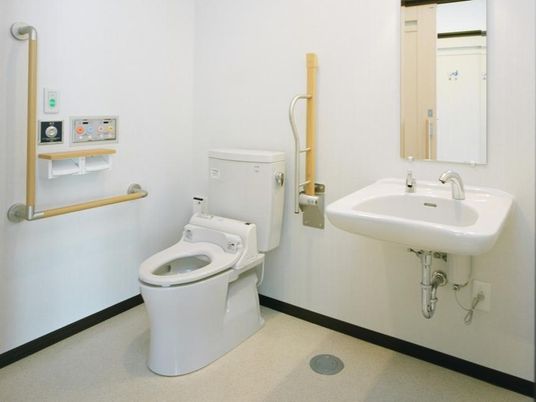サポート充実のトイレ設備
