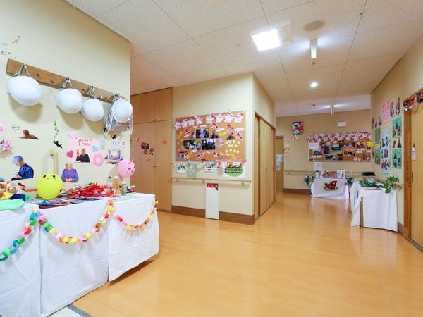 イベント装飾の多目的室