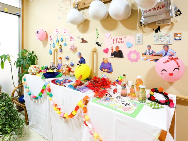 イベント装飾の多目的室