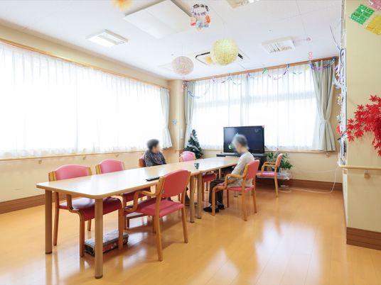 共有リビングの日常風景