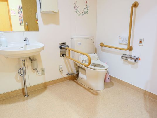 バリアフリーなトイレ設備