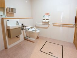 バリアフリー化されたトイレ