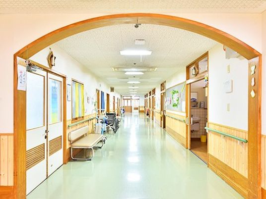 明るい廊下  