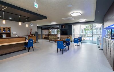 広々とした共有スペース