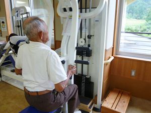 自然光の訓練室