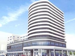 モダンな外観の建物