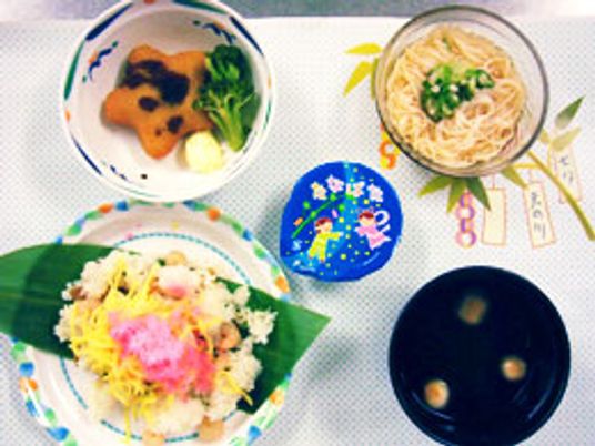色とりどりの料理 料理