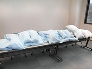 居室のベッド  