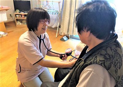 健康管理の様子 居室