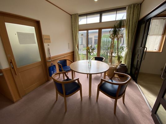 ゆったりとした共有スペース