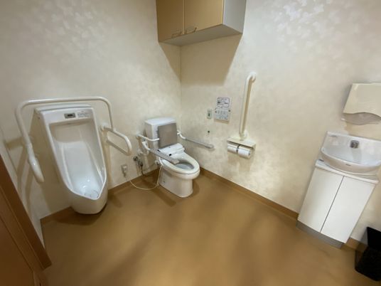 バリアフリーのトイレ