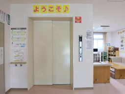 エレベーター前の空間