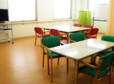 明るい共用スペース