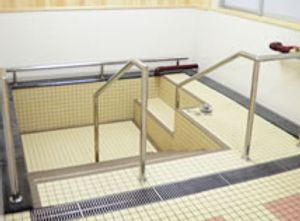手すり付き浴室