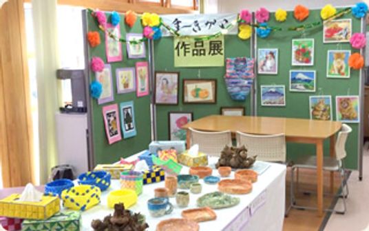 作品展示のスペース