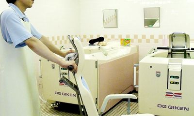 介護用椅子の浴室