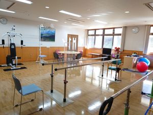 機能訓練室の広い空間です  